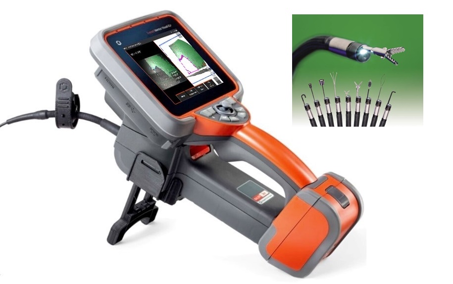 內(nèi)置機械手通道的高清智能三維測量孔探設(shè)備 內(nèi)置機械手通道的高清智能三維測量孔探設(shè)備